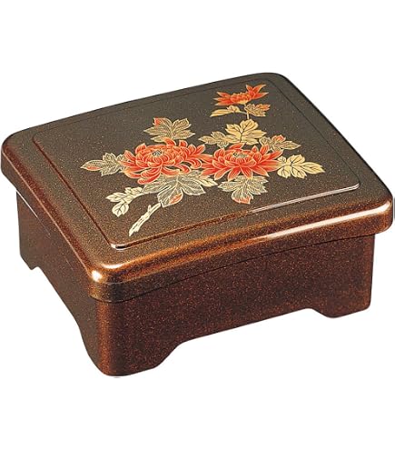 Amazon.co.jp: 福井クラフト(Fukui Craft) 重箱 赤 16.7x14.3x8cm